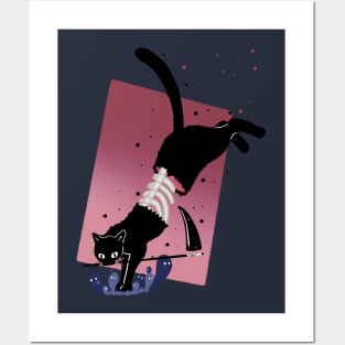 Reaper Cat Posters and Art